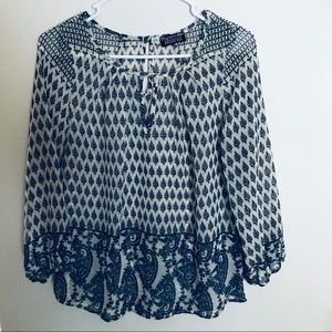 Paisley flowy top
